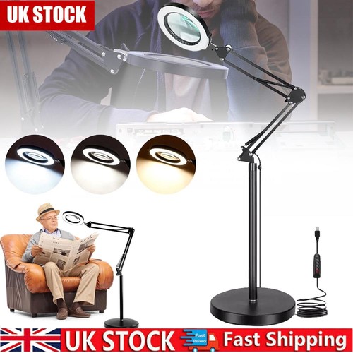 Floor standing magnifier lamp - standing,