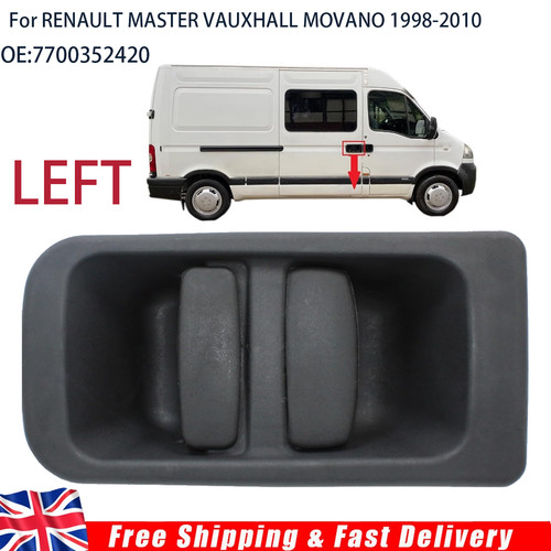 Outer sliding door handle left - door,