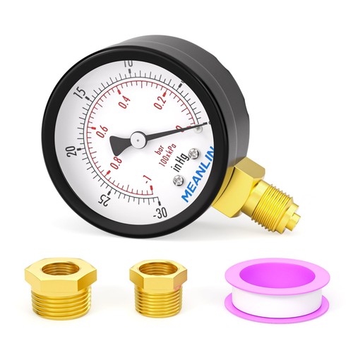 0psi vacuum pressure gauge - vacuum,