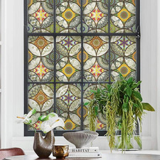 Stained Glass Privacy Window