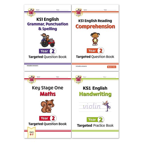 Cgp ks1 year workbook bundle - year,