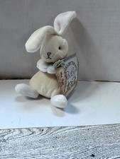 Bunnies by the Bay Baby Wee Hops Yellow  Bunny Rattle 6” Stuffed Animal Toy