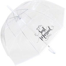 Mr & Mrs Just Married Clear