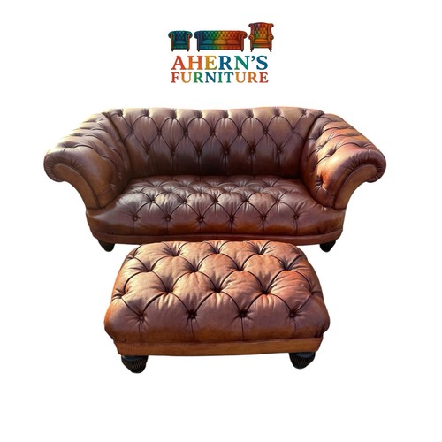 Tan leather tetrad oskar - tetrad, sofa