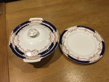 SERVING BOWL & PLATE HAMPTON
