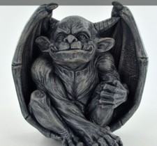 SMALL GARGOYLE GOTHIC MEDIEVIL H12cms Garden Polyresin Ornament Outside Inside