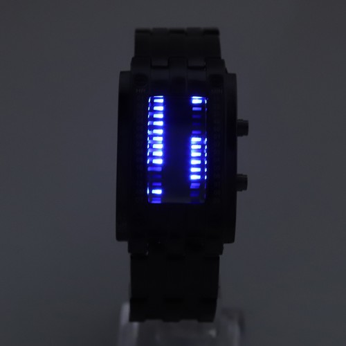 Led watch unique binary - unique, time