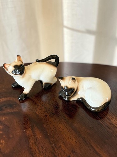 Vintage enesco siamese cat - enesco,