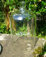 Rare Vintage Alfa Laval Milking Agricultural Advertising Glass - Perfect Pendant