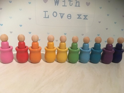 Montessori inspired wooden peg - montessori,