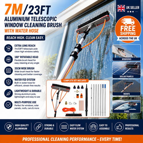 23ft telescopic window - 7m,