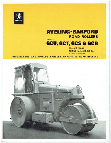 Aveling barford gcr gcs gct - gcr,