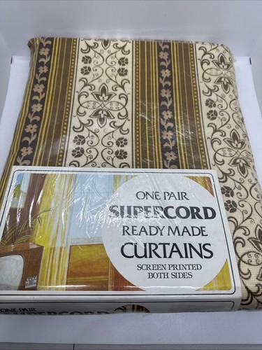 Vintage curtains supercord - vintage, curtains.