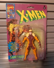 Vintage Toybiz Marvel Comic X Men 97 Animated Sabretooth 5" boxed figure RARE