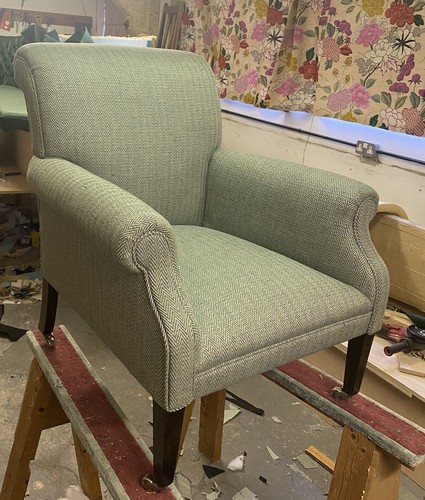 Teal herringbone fabric - teal,