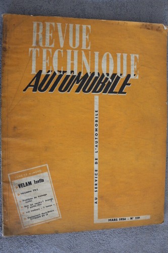 Revue technique issue march - revue,