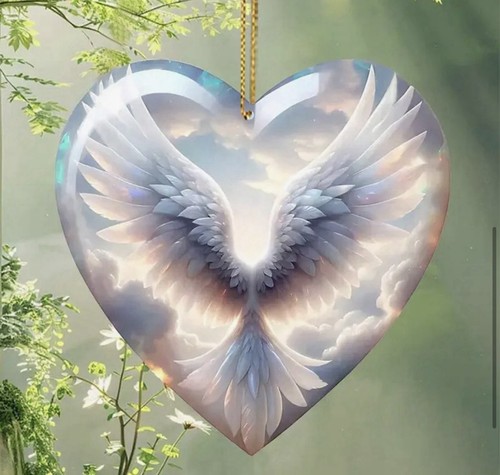 Angel wings design suncatcher - wings,