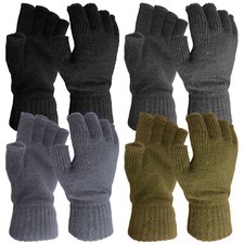 MENS THERMAL FINGERLESS GLOVES
