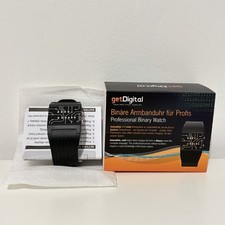 Getdigital Binary Wrist Watch for Professionals with LED Lights Gift for Geeks