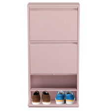 Shoe Rack Shoes Storage Cabinet Metal Stand Cupboard Unit 3 Drawer Organiser