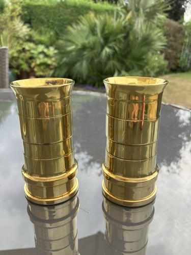 Brass trench art artillery - brass,