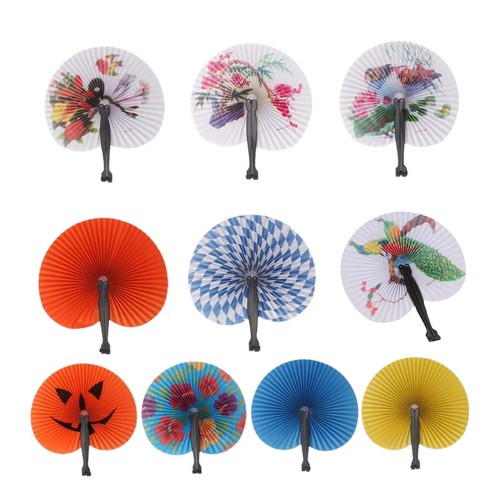 Pieces folding hand fans - pieces,