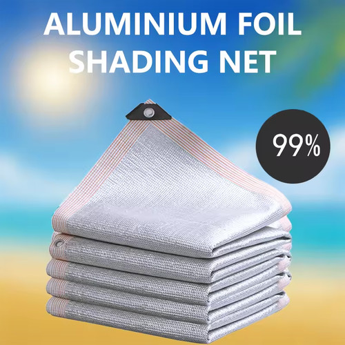Reflective sun shade sail net - sun,