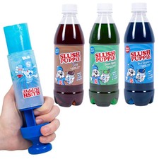 Slush Puppie Freeze Pop with 500 ml Slushie Syrup Ice Pop - Best Before Expired