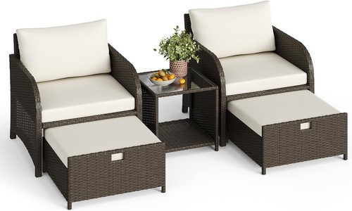 Piece rattan sofa set - rattan, wicker