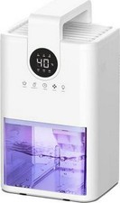 Portable Electric Dehumidifier Ultra Quiet Auto Shut 7 Colors LED Compact 1000ML