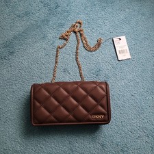 DKNY RIVI RAIN Brown Quilted