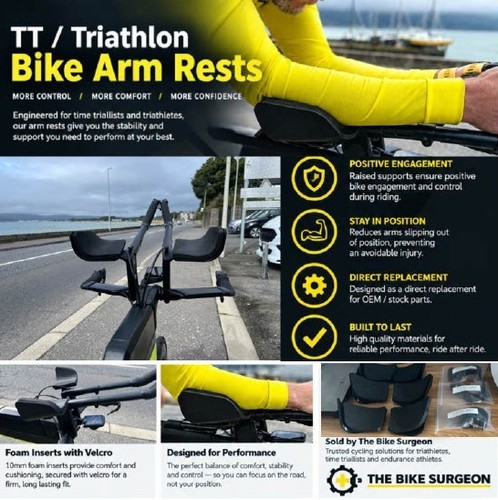 Triathlon bike arm rests - bike,