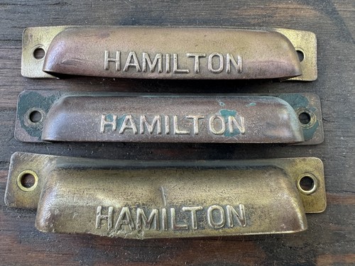 Three hamilton antique bent - three,