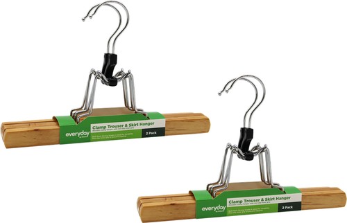 2pk trousers hanger wooden - 2,