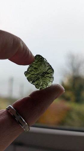 Genuine moldavite piece 93g - moldavite, 5.93g
