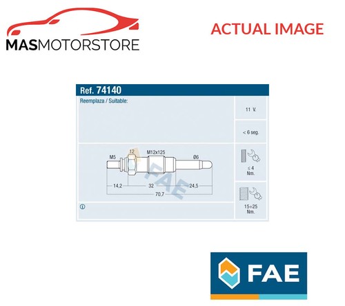 Engine glow plug - plug, 74140