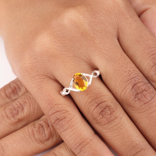 Citrine gemstone 925 sterling - 925,