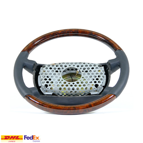 Walnut steering wheel - walnut,