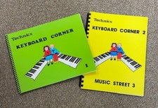 Technics Keyboard Corner Teaching Books for Children 6,7 and 8 Years Old