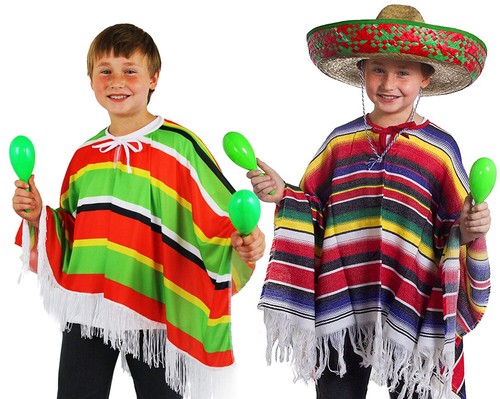 Kids mexican poncho wild - kids,