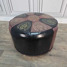 Vintage Sherborne Round Pouffe