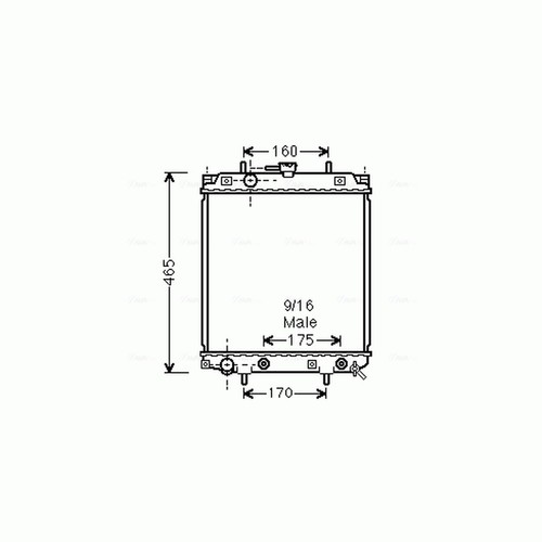 Radiator for daihatsu sirion - for,