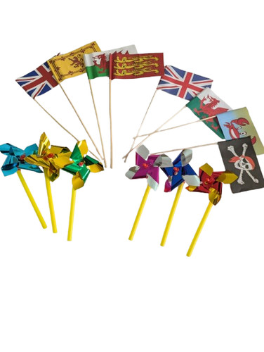 Beach fun mini windmills - beach, &