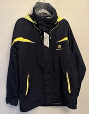 Henri Lloyd Men's Black Waterproof Jacket Sailing Marine Yachting Size Large