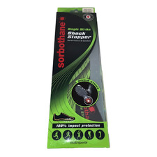 Sorbothane insoles,single strike,shock stopper,UK3.5-5
