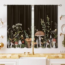 oolygoo Black Vintage Mushroom