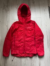 Norrona Women's Falketind Thermo60 Insulated Hooded Jacket Size S (Small) Red