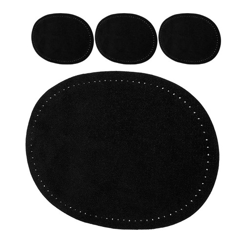 Pair reusable oval fabric - 2,