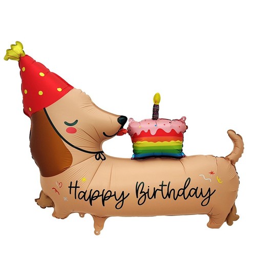 Sausage dog balloon - dog,