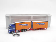 1:87 AWM Volvo Grdpl. Tandem Trailer Train Black in Original Packaging